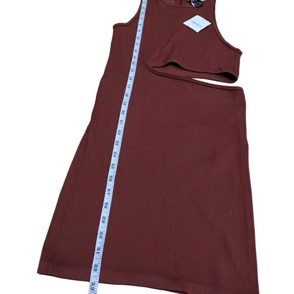 Forever 21 body con Cut Out ribbed Mini Dress size S/M - Picture 11 of 11